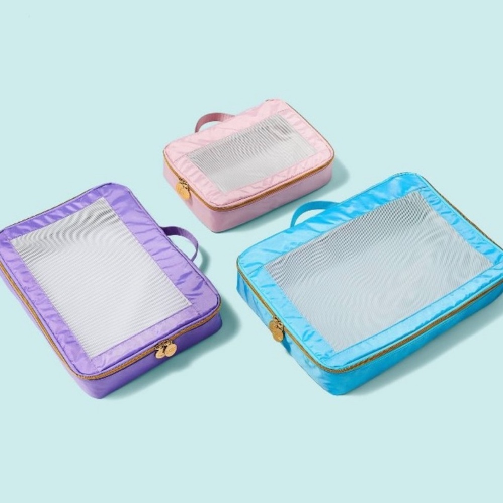 3pc Packing Cube Set Blue/Purple/Light Pink - Stoney Clover Lane x Target